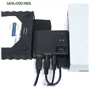 SCUPS2000 + SATA HDD + DVD PATA 5.25