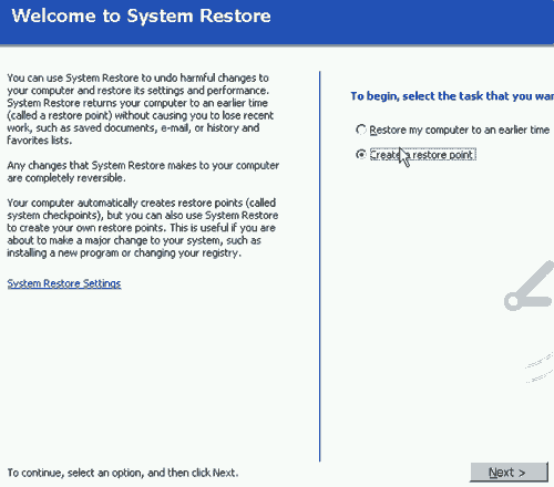 Відновлення Системи Windows - створення точки відновлення